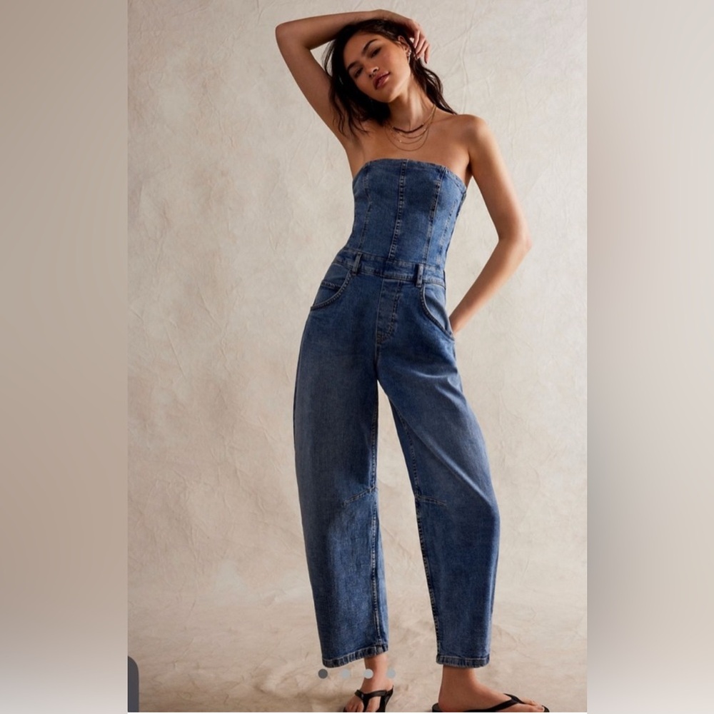 We The Free Je Suis Pret Barrel Jumpsuit, Small